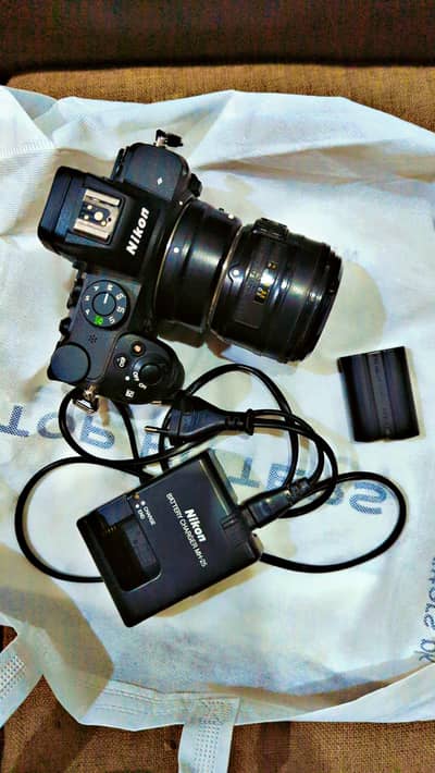 Nikon z5 with FTZ Adapter & 50mm 1.8G lens