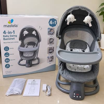 Mastela 4-in-1 Baby Swing/Bassinet – Like New