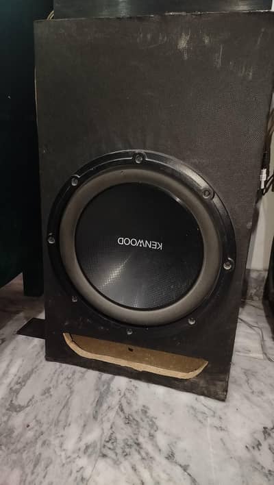 Kenwood Subwoofer and Amplifier