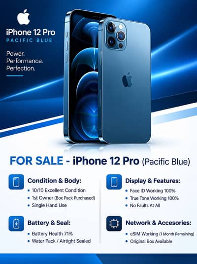 Apple iPhone 12 Pro factory unlock 128gb