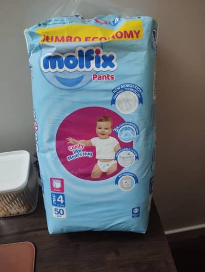 Molfix Pants #4 - 9-14 kg 49 pcs