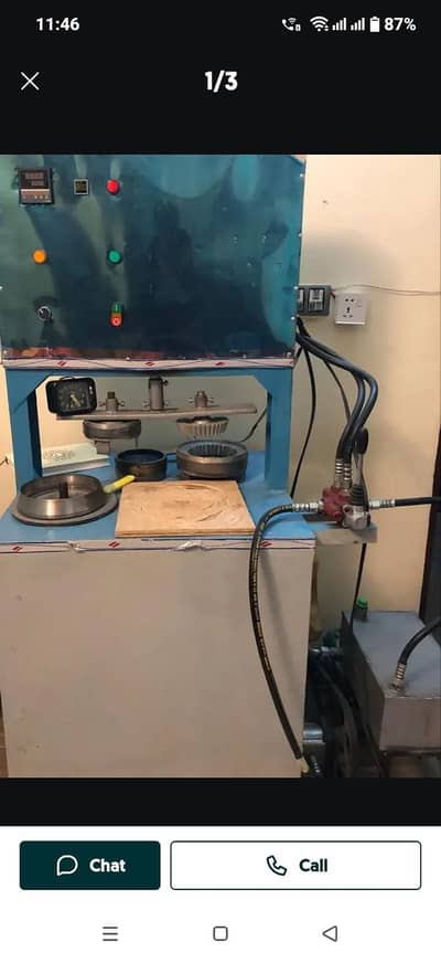 Paper plate making machine