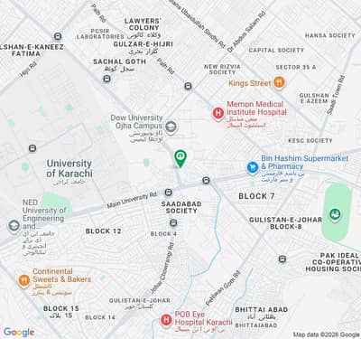 For Sale 2 bed Lounge Flat apartment Bank loan Applicable at Kaneez Fatima Society block 4/2 Scheme 33 Karachi