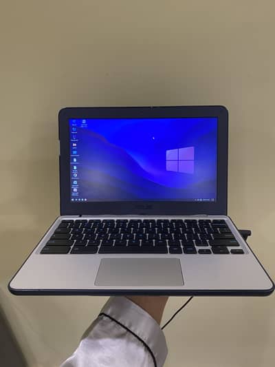 ASUS Chromebook C202 – Windows 10 Pro Installed – Mini Laptop