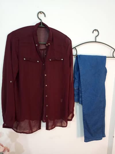 2 peice top & jens