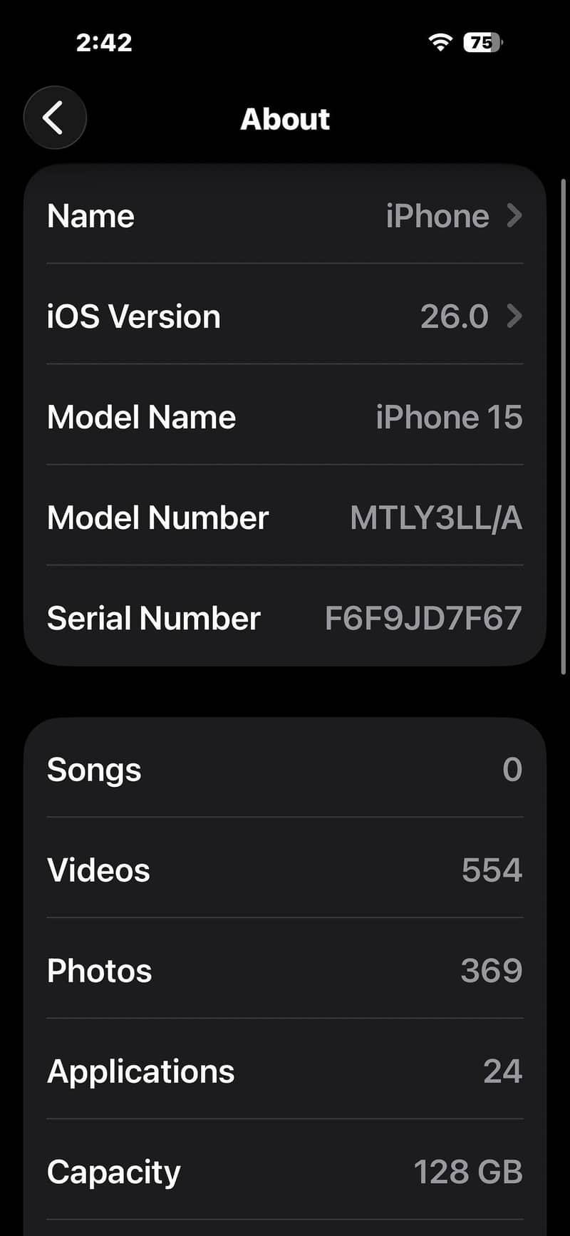Apple iPhone 15 0