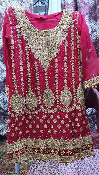 beautiful bridal lehenga in good condition