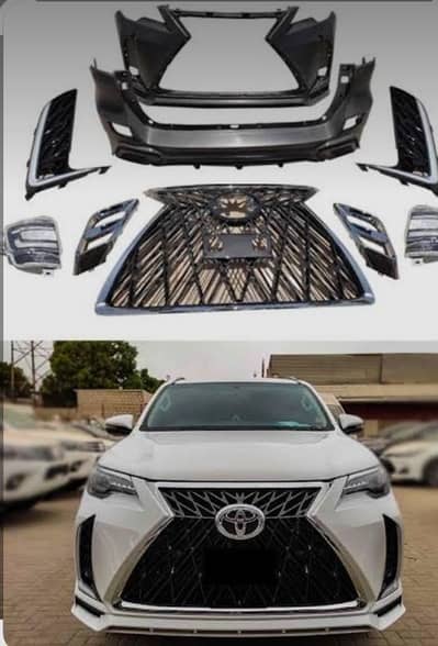 Toyota Fortuner lexus style bodykit available