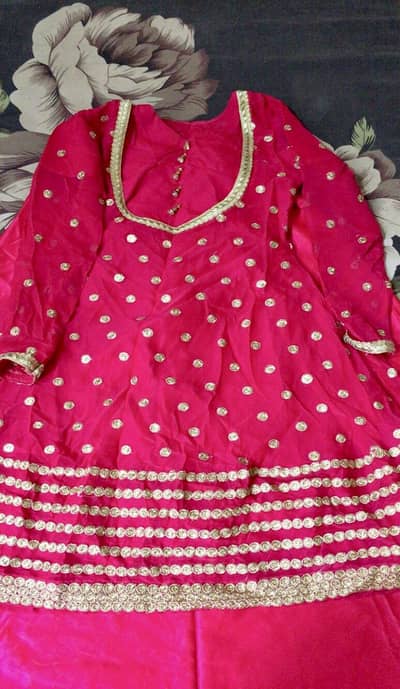 frock with lehanga