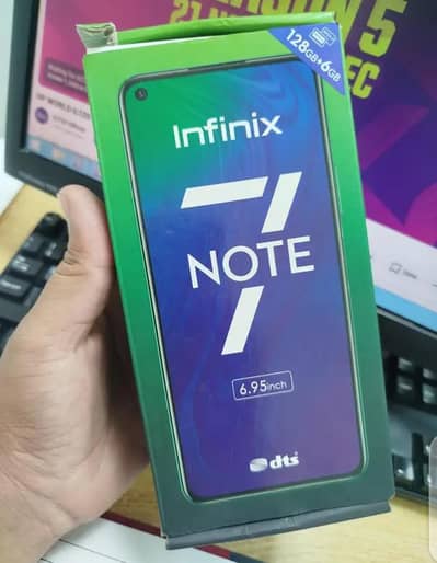 Infinix Note 7 6/128 with box fresh