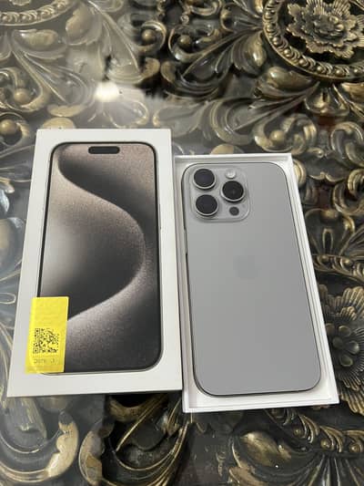 Iphone 15 pro 128gb pta approved with box