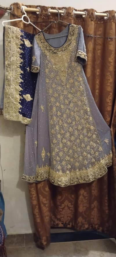 shervani with maxi