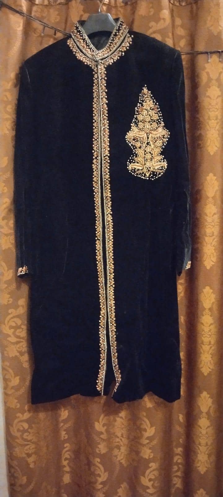 shervani with maxi 1