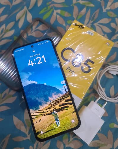 Realme C85 pro with box