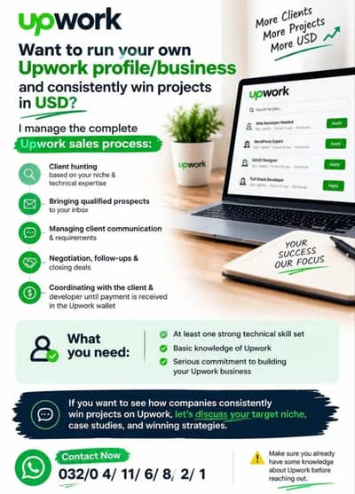 Senior Upwork Bidder | Business Developer