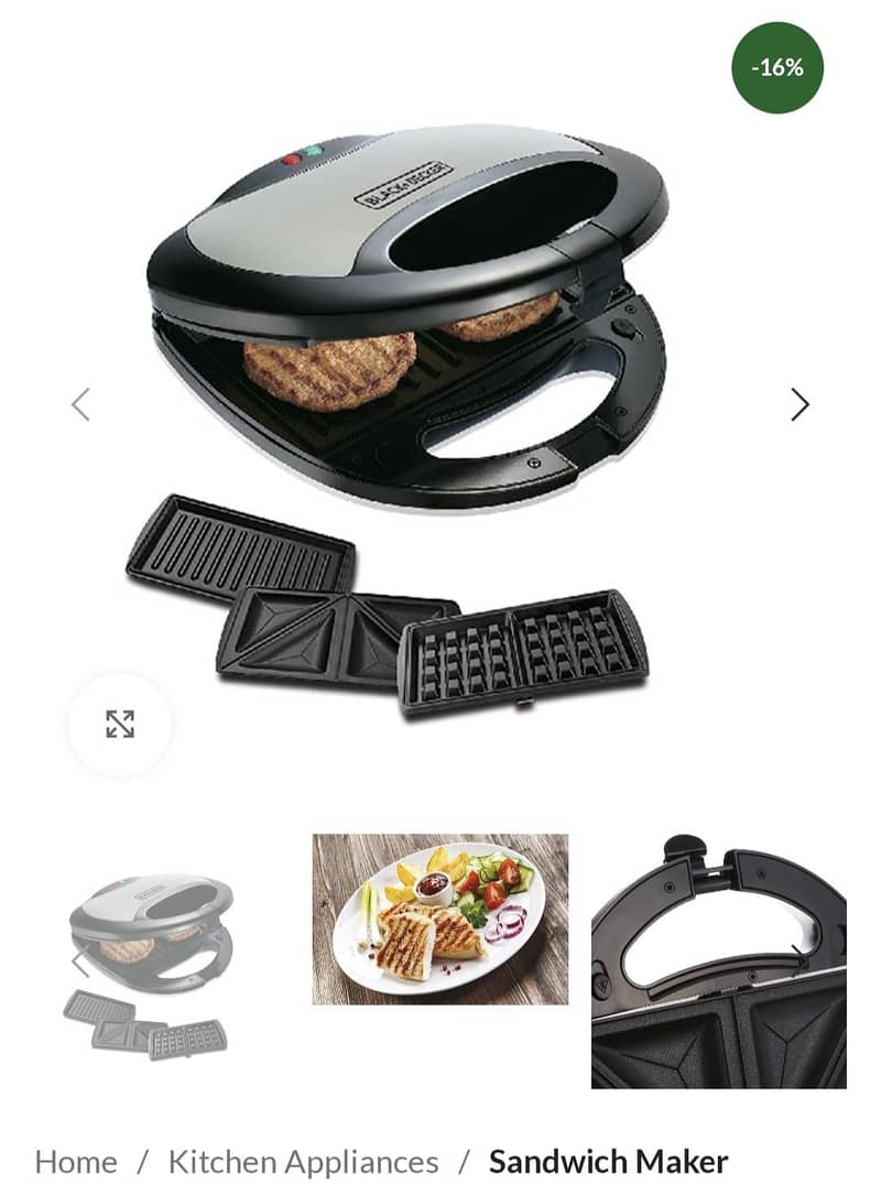 sandwich maker 3 options 0