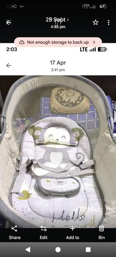 baby electric swing