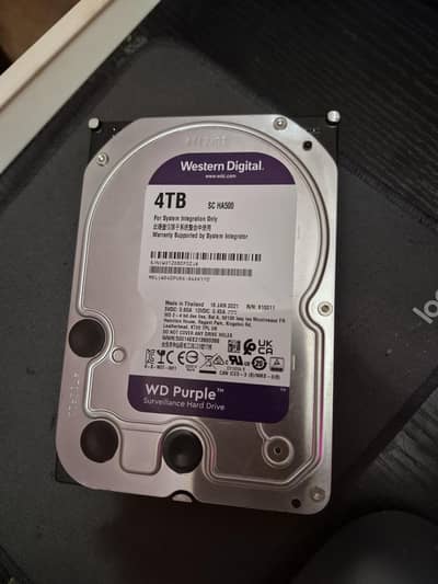 Western Digital WD Purple Surveillance Internal Hard Drive, 4TB