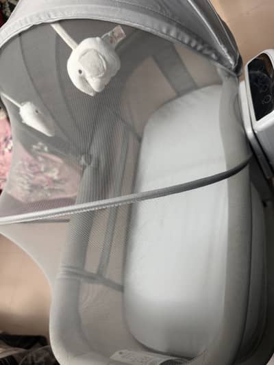 Mastela 3-in-1 Baby Bedside Sleeper & Electric Swing (Like New)