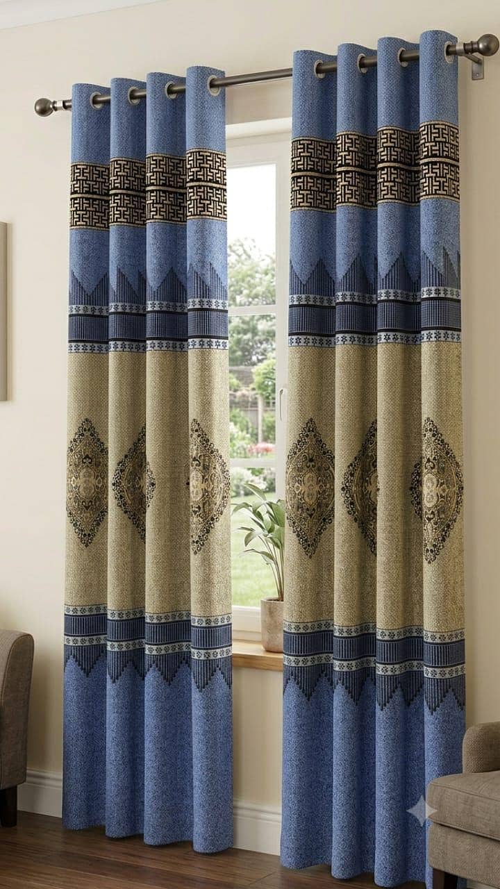 Export Jaquard border curtains 4