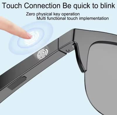 Intelligent Bluetooth Glasses Black Long Range Audio Gaming
