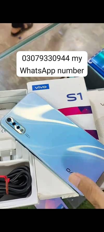 Vivo S1 128 GB PTA approved with box all ok