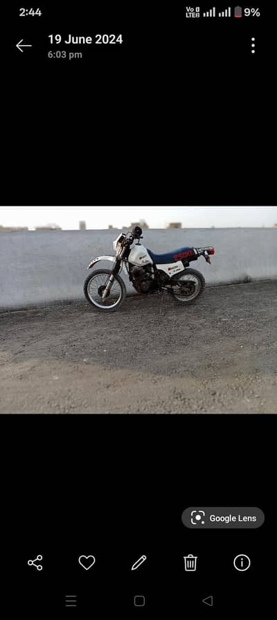 i am selling Honda xl250 model1989 Reg lehore