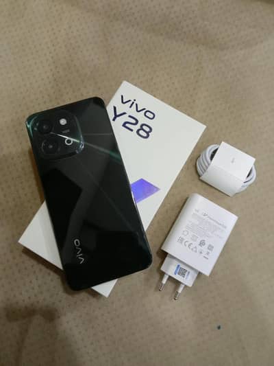 Vivo Y28 (6+6/128GB) Full Box 6000mah Battery 10/10 New Condition