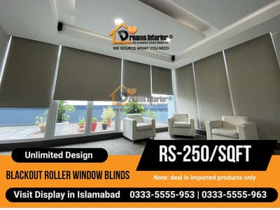 roller window blinds in Islamabad | office blinds | same day delivery