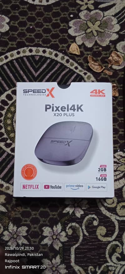 speedx andriod box box pack jast box ope hardly 30 mint use