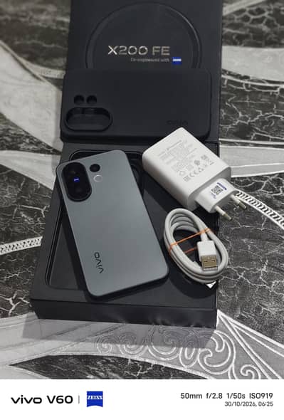 Vivo X200 FE 12GB/512GB Black | 9.5/10 Condition | Full Box