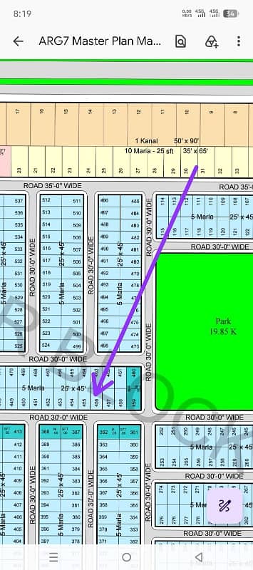 Plot No. 456 In Ali Block Available For Sale 5 Marla