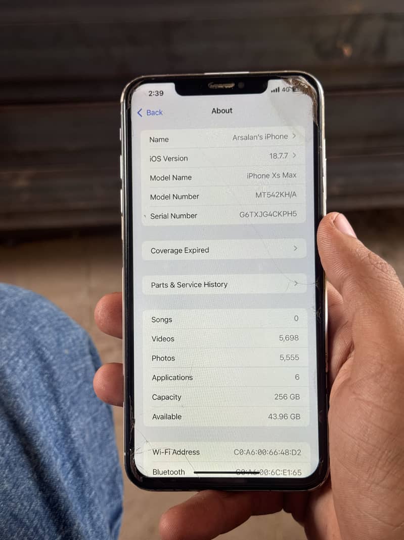 Apple iPhone XS Max 8