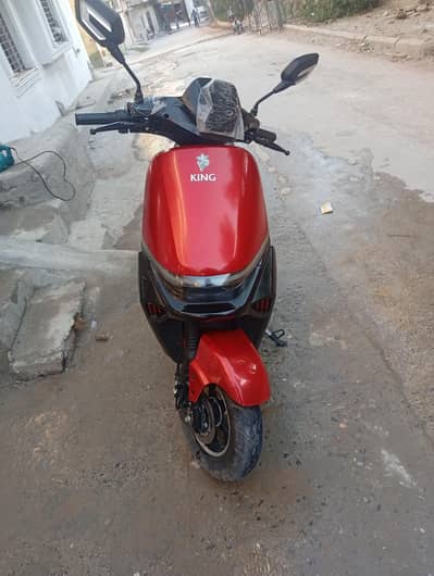 King S Electric Scooty for Sale 60 Km Range 1200 Watt motor