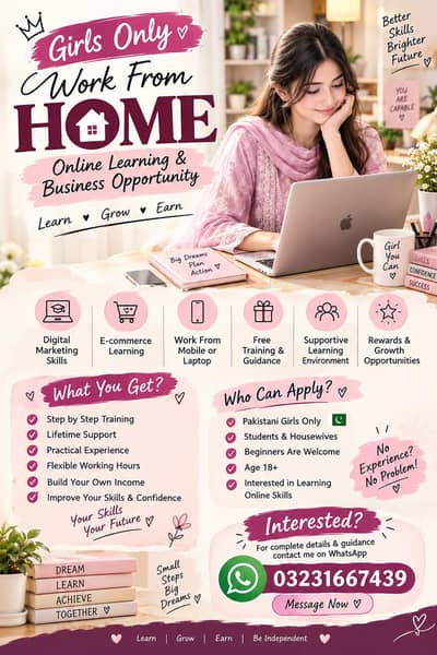 Girls Only – Online Skills & Training