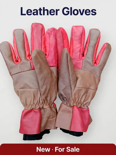 Leather Gloves, Winter Gloves, Warm Gloves, Leather Winter Gloves,