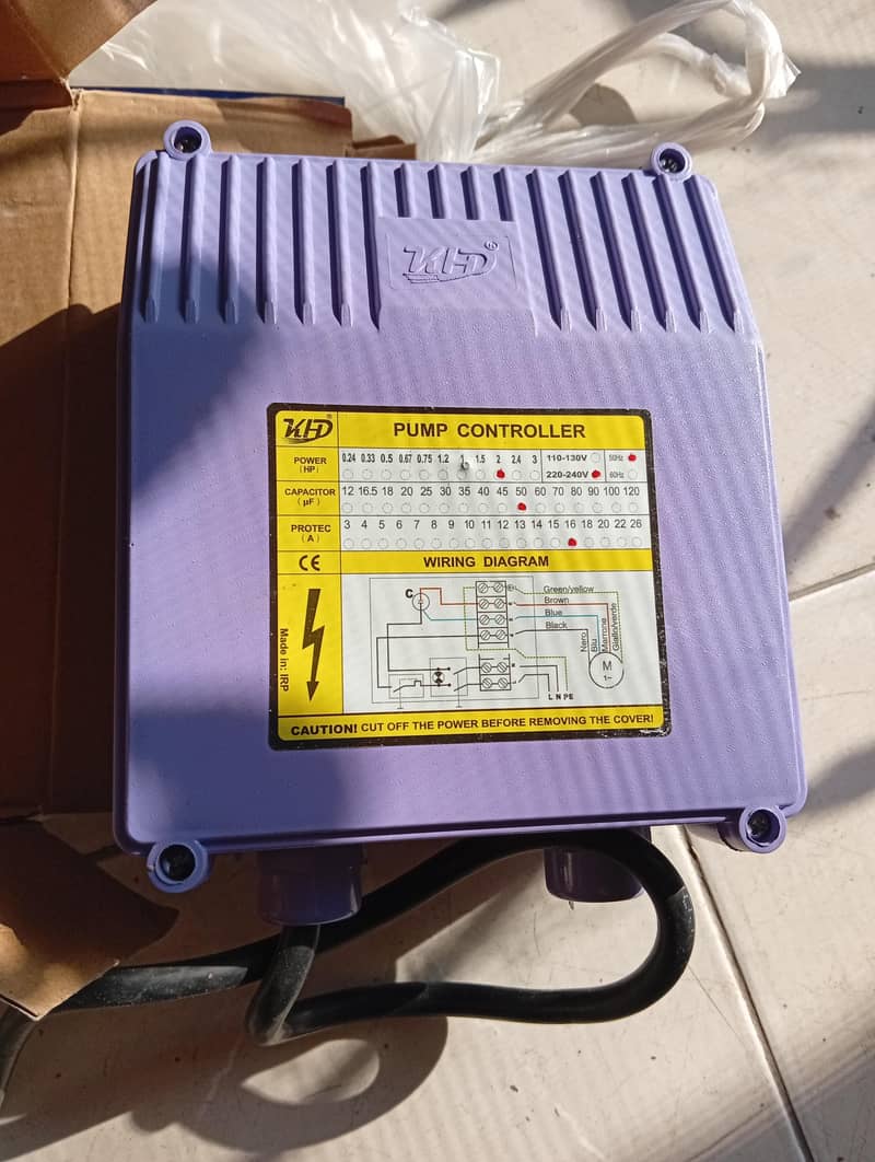 pump controller for motor 0