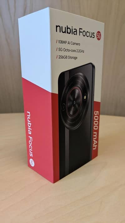 Zte nubia Focus 5g 256gb 108mp Camera