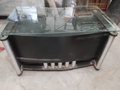 Office Table with Glass