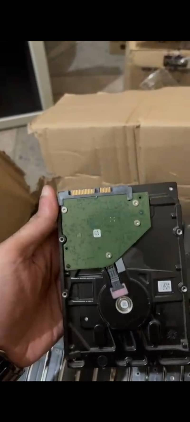 System pulled 500GB HDDs 2