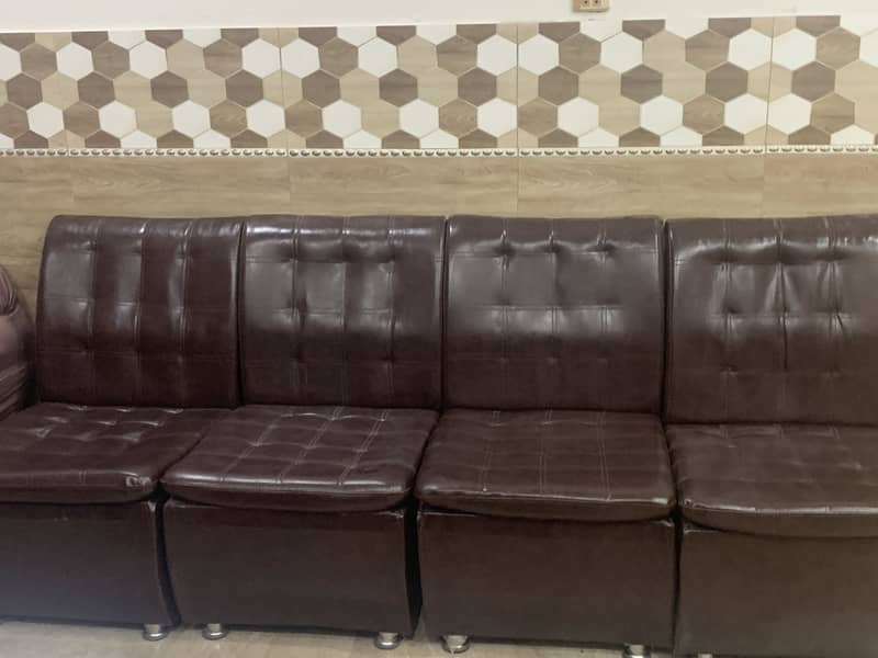 Leather office sofas 3
