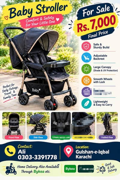 Bay Stroller for Sale -- rs7000 final