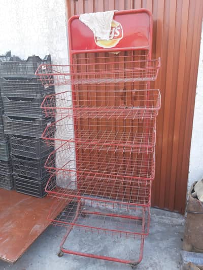 Lays Stand 6 Try Large Size with moving wheels
