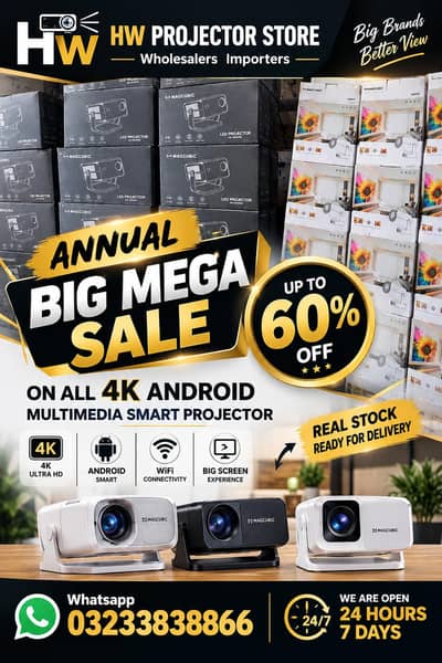 4k Android projector full hd multimedia Projector wifi smart projector