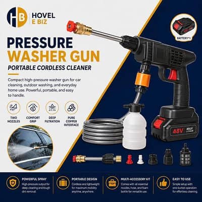wireless pressure washer gun