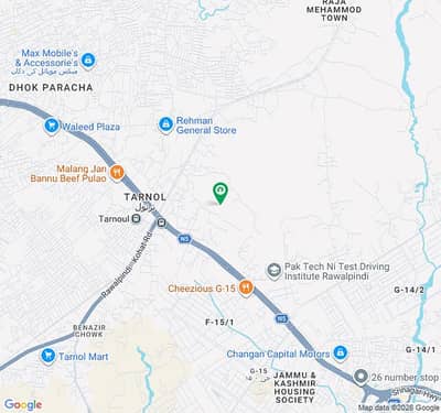 Ideally located plot urgent for sale in sector F-15/3 Islamabad.