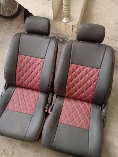 car front and driving seats