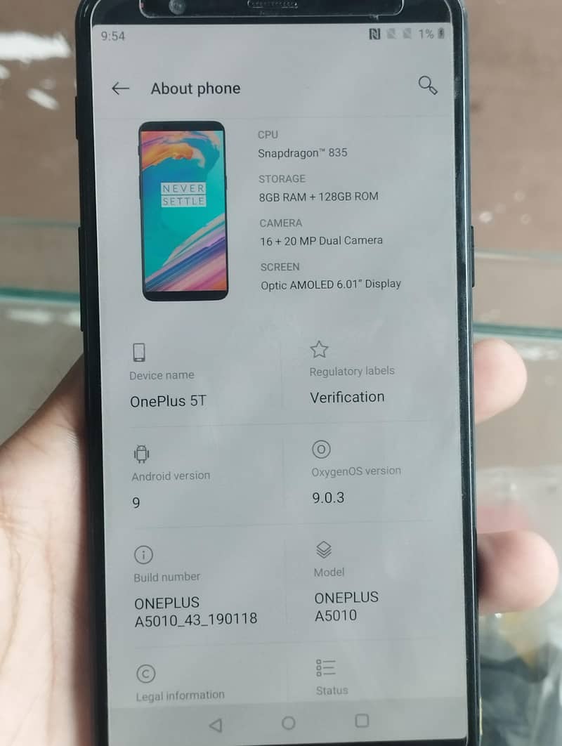 One Plus 5T 3