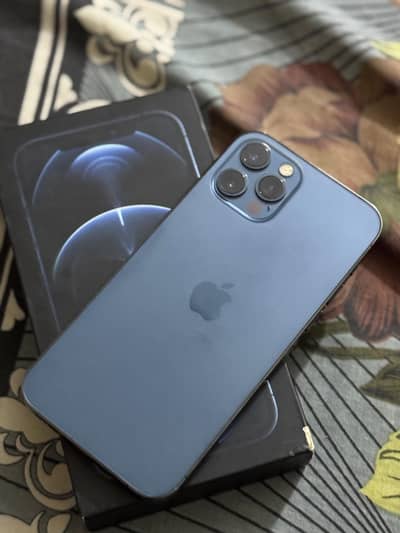 Apple iPhone 12 Pro battery health 100 factory unlocked with box 128gb