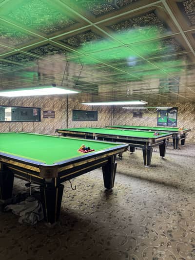 Running snooker club for sale